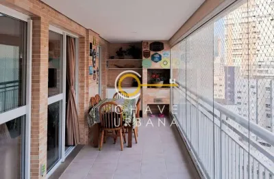 Apartamento à venda, 131 m² por r$ 1.900.000,00 - gonzaga - santos/sp