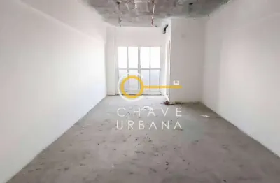 Conjunto comercial/ sala  à venda, 44 m² por r$ 320.000- encruzilhada - santos/sp