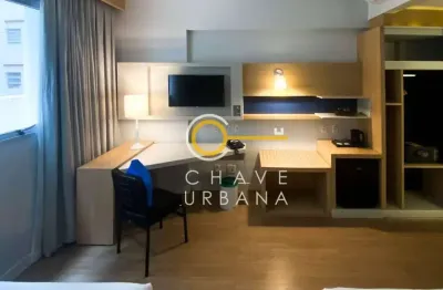 Apartamento com 1 dormitório à venda, 31 m² por r$ 465.000 - mobiliado -gonzaga - santos/sp