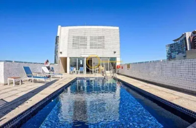 Apartamento com 1 dormitório à venda, 25 m² por r$ 379.000,00 - gonzaga - santos/sp