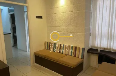 Conjunto para alugar, 47 m² por r$ 4.500,20/mês - boqueirão - santos/sp