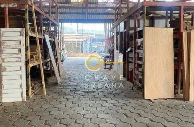 Galpão para alugar, 1200 m² por r$ 40.000,02/mês - chico de paula - santos/sp