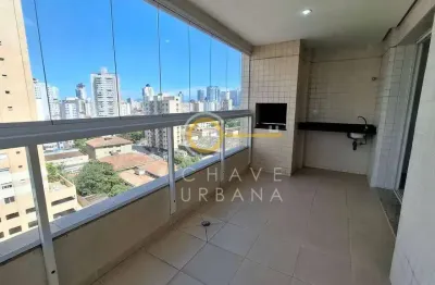 Apartamento com 3 dormitórios para alugar, 92 m² por r$ 5.300,02/mês - ponta da praia - santos/sp