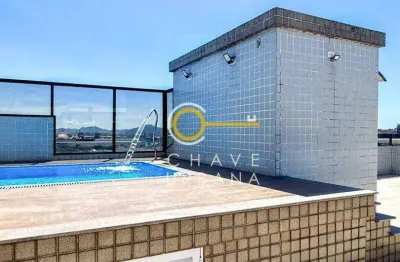 Cobertura com 3 dormitórios à venda, 300 m² por r$ 1.750.000,00 - aparecida - santos/sp
