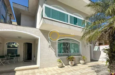 Sobrado com 3 dormitórios à venda, 156 m² por r$ 1.800.000,00 - aparecida - santos/sp