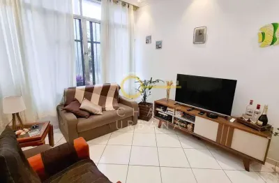 Apartamento com 2 dormitórios à venda, 77 m² por r$ 590.000,00 - embaré - santos/sp