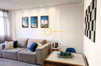 Apartamento com 2 dormitórios à venda, 68 m² por r$ 400.000,00 - centro - são vicente/sp