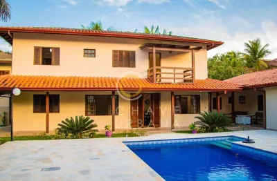 Casa com 5 dormitórios à venda, 354 m² por r$ 5.500.000,00 - juquehy - são sebastião/sp