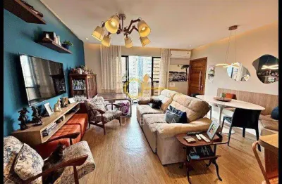 Apartamento com 2 dormitórios à venda, 96 m² por r$ 750.000,00 - boqueirão - santos/sp