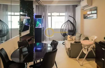 Apartamento com 3 dormitórios à venda, 90 m² por r$ 750.000,00 - gonzaga - santos/sp