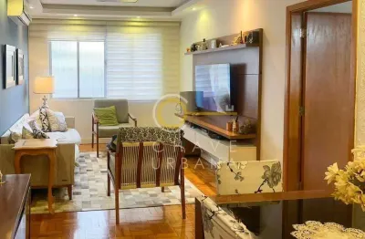 Apartamento com 2 dormitórios à venda, 80 m² por r$ 639.000,00 - boqueirão - santos/sp