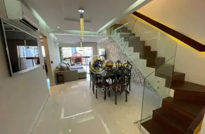 Cobertura com 4 dormitórios, 187 m² - venda por R$ 1.900.000,00 ou aluguel por R$ 18.000,02/mês - Aparecida - Santos/SP