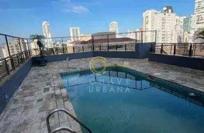 Cobertura com 4 dormitórios à venda, 489 m² por R$ 2.500.000,00 - Boqueirão - Santos/SP