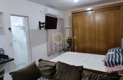 Kitnet com 1 dormitório à venda, 34 m² por R$ 310.000,00 - Ponta da Praia - Santos/SP