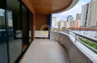 Apartamento com 2 dormitórios para alugar, 271 m² por R$ 12.000,00/mês - José Menino - Santos/SP