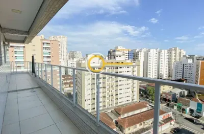 Apartamento garden com 1 dormitório à venda, 65 m² por r$ 780.000,00 - boqueirão - santos/sp