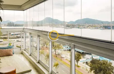 Apartamento com 4 dormitórios à venda, 189 m² por r$ 2.800.000,00 - porto ponta da praia - santos/sp