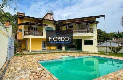 Casa em condomínio para venda em atibaia, condomínio flamboyant, 4 dormitórios, 2 suítes, 8 banheiros, 4 vagas