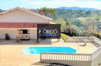 Chácara para venda em piracaia, vale do rio cachoeira, 6 dormitórios, 2 suítes, 3 banheiros, 2 vagas
