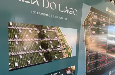 Lotes em cascavel super infraestrutura e píer para o lago mal cozinhado
