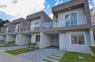 Casa em condomínio fechado com 3 quartos à venda na rua íris antônio campos, 369, campo comprido, curitiba, 109 m2 por r$ 720.000