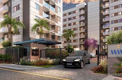 Apartamento com 2 quartos à venda na marquês de jacarepaguá, 835, pechincha, rio de janeiro, 42 m2 por r$ 345.000