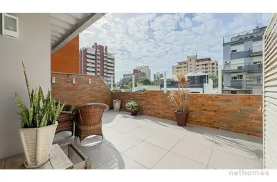 Cobertura com 3 quartos à venda na rua amélia teles, 174, petrópolis, porto alegre, 171 m2 por r$ 850.000