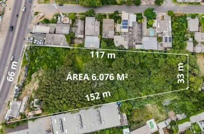Terreno comercial à venda na avenida presidente getúlio vargas, 3885, bela vista, alvorada, 6076 m2 por r$ 7.100.000