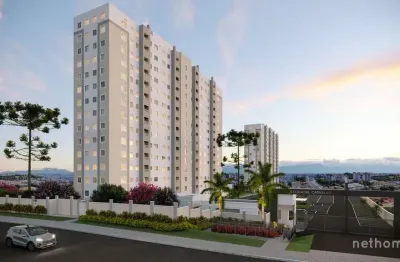 Apartamento com 2 quartos à venda na rodovia br-116, 18727, pinheirinho, curitiba, 41 m2 por r$ 409.990