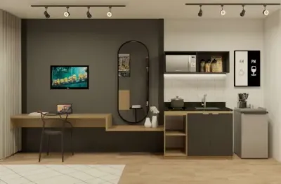 Apartamento com 1 quarto à venda na rua laplace, 186, brooklin paulista, são paulo, 24 m2 por r$ 349.000