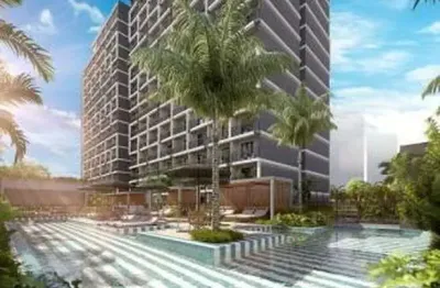 Apartamento com 1 quarto à venda na rua aroazes, 76, barra olímpica, rio de janeiro, 31 m2