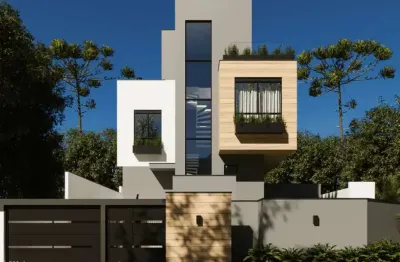 Casa em condomínio fechado com 3 quartos à venda na rua doutor joaquim ignácio silveira da motta, 405, guabirotuba, curitiba, 176 m2 por r$ 1.253.000