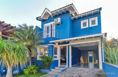 Casa em condomínio fechado com 3 quartos à venda na rua pau brasil, 437, hípica, porto alegre, 163 m2 por r$ 660.000