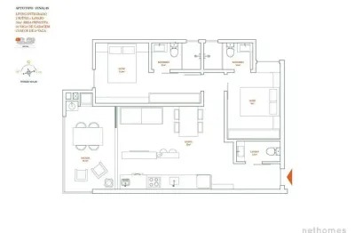 Apartamento com 2 quartos à venda na rua santa terezinha, 348, são francisco de assis, camboriú, 78 m2 por r$ 800.000