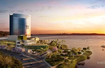 Sala comercial à venda na avenida padre cacique, 2893, praia de belas, porto alegre, 30 m2 por r$ 821.673