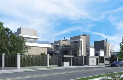 Casa em condomínio fechado com 3 quartos à venda na rua joão azolin, 765, santa felicidade, curitiba, 167 m2 por r$ 1.618.150