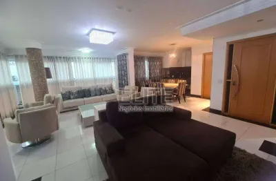 Apartamento com 3 dormitórios para alugar, 169 m² por r$ 9.913,61/mês - jardim - santo andré/sp