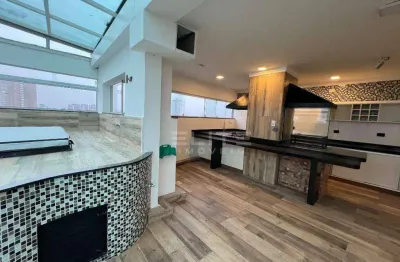 Cobertura com 2 dormitórios à venda, 190 m² por r$ 1.900.000,00 - campestre - santo andré/sp