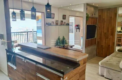 Apartamento com 2 dormitórios à venda, 64 m² por r$ 650.000,00 - parque jaçatuba - santo andré/sp