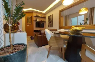 Cobertura à venda, 90 m² por r$ 640.000,00 - campestre - santo andré/sp