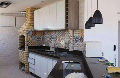 Cobertura com 3 dormitórios à venda, 163 m² por r$ 699.000,00 - vila alzira - santo andré/sp