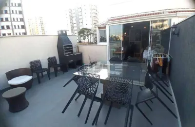 Cobertura com 2 dormitórios à venda, 106 m² por r$ 795.000,00 - vila gilda - santo andré/sp