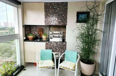 Apartamento a venda bairro jardim com sacada gourmet