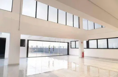 Andar corporativo para alugar, 305 m² por r$ 14.000/mês - vila curuçá - santo andré/sp