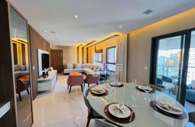 Apartamento no bairro jardim  com 153 mts - totalmente mobiliado !
