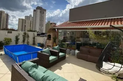 Cobertura com 3 dormitórios à venda, 150 m² por r$ 680.000,00 - vila valparaíso - santo andré/sp