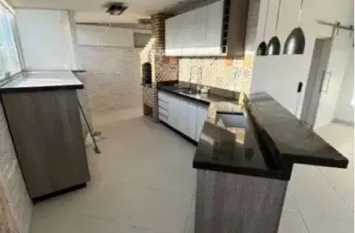 Cobertura com 3 dormitórios à venda, 120 m² por r$ 690.000,00 - vila alzira - santo andré/sp
