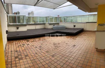 Cobertura com 3 dormitórios para alugar, 250 m² por r$ 12.500,75/mês - jardim - santo andré/sp