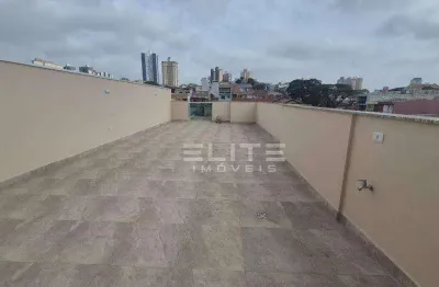 Cobertura com 2 dormitórios à venda, 106 m² por r$ 450.000,00 - vila alzira - santo andré/sp