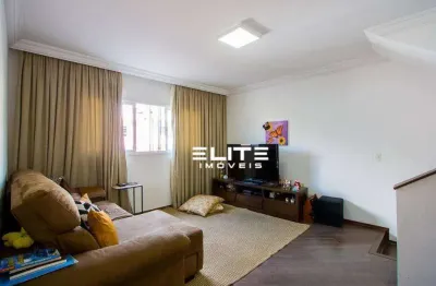 Sobrado à venda, 124 m² por r$ 692.000,00 - campestre - santo andré/sp